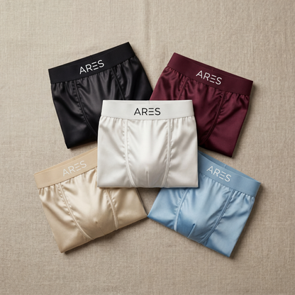 Premium boxershorts i siden | Komfort hela dagen vit (NY)