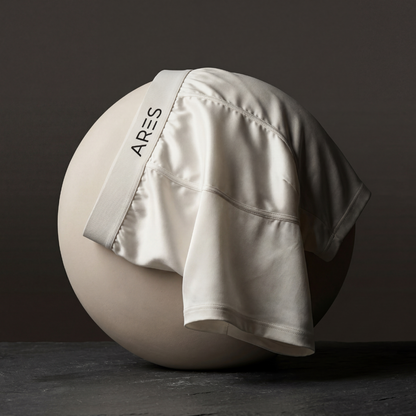 Premium boxershorts i siden | Komfort hela dagen vit (NY)