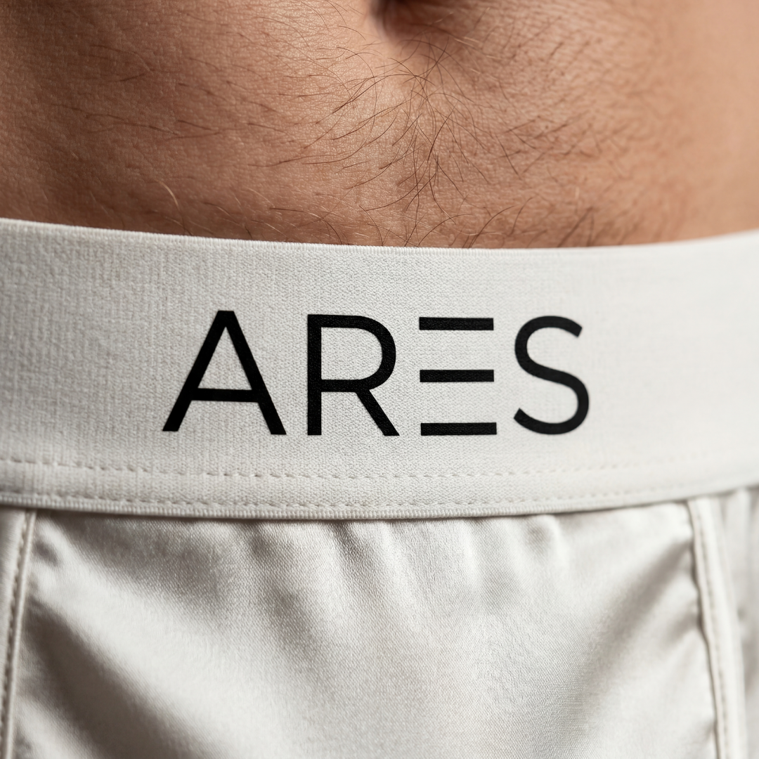 Premium boxershorts i siden | Komfort hela dagen vit (NY)