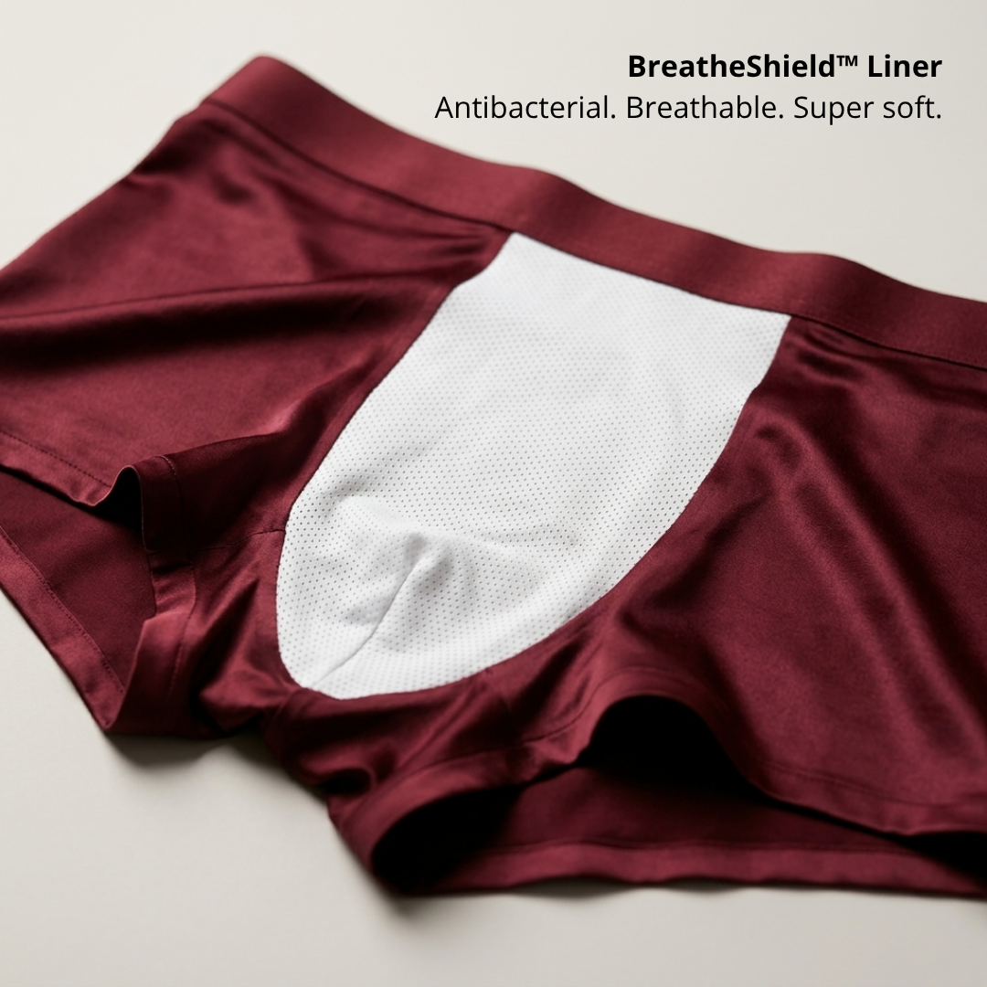 Ares sidenboxershorts | Komfort hela dagen (nya färger)