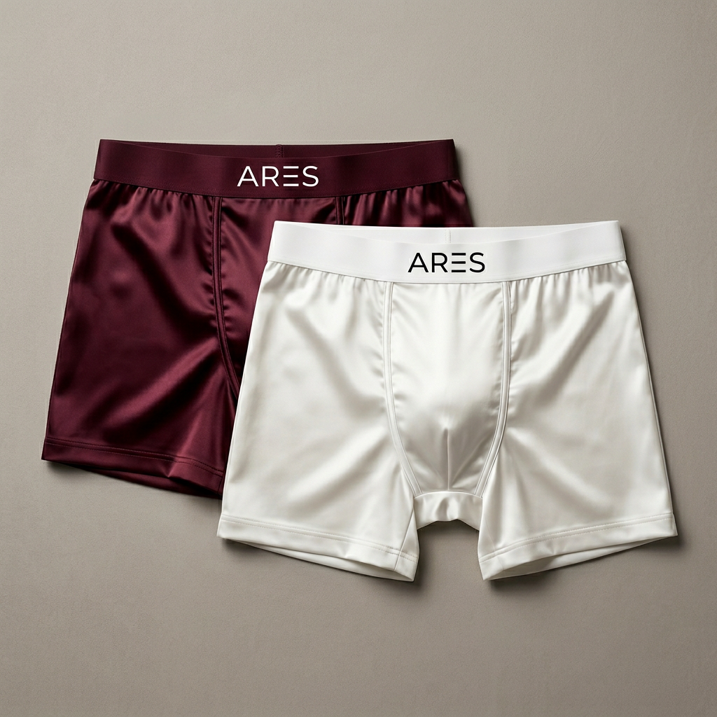 Ares sidenboxershorts | Komfort hela dagen (nya färger)